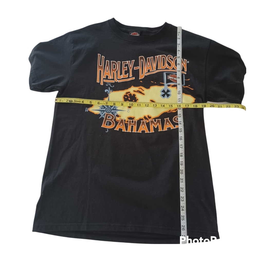 Harley Davidson Bahamas Men's Graphic T-Shirt Size M - Double Sided -NICE! - Picture 3 of 6